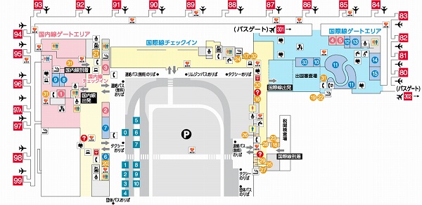 関西空港第二ターミナル地図